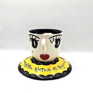 Rare Kaffee Klatsch German Cafe Mug or Coffee Cup Vintage Kaye City Mali